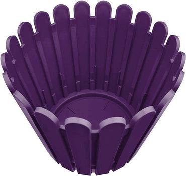 Emsa 512686 – Flowerpot Round, Country House Style, 11 Liter, Purple, Country House