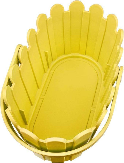 Emsa 513926 Flower Pot- basket, country House Style- 28 x 18 cm – Yellow