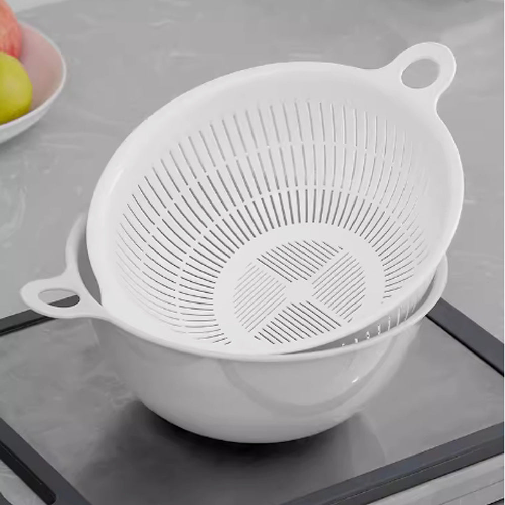 2 in 1 Kitchen Colander Set with Bowl Strainer