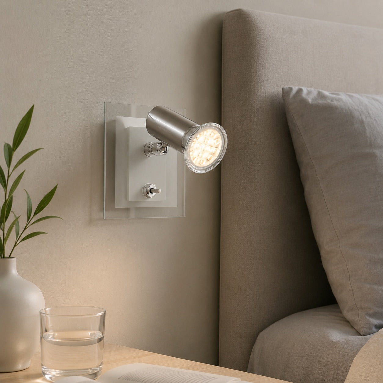 Micasa Shido II Nickel Wall Spotlight