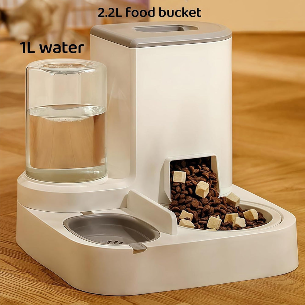2-in-1 Pet Feeder & Water Dispenser