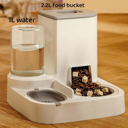 2-in-1 Pet Feeder & Water Dispenser