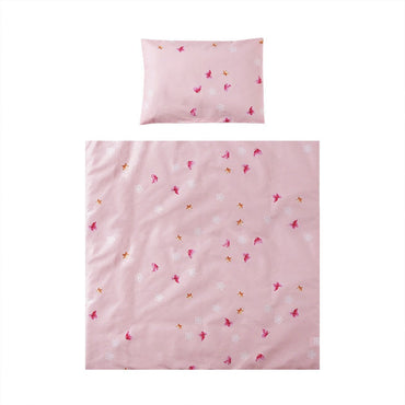 Lorelli EVA 5-piece bed sheet set- Pink
