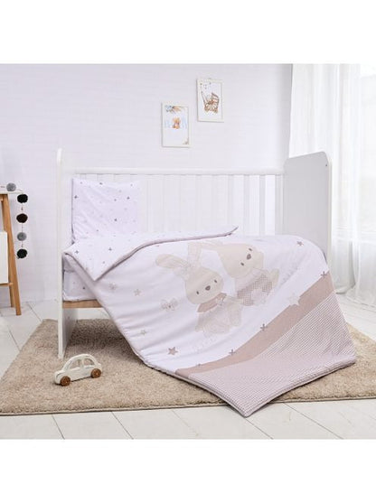 Honey Bunny Beige 3-piece bedding set