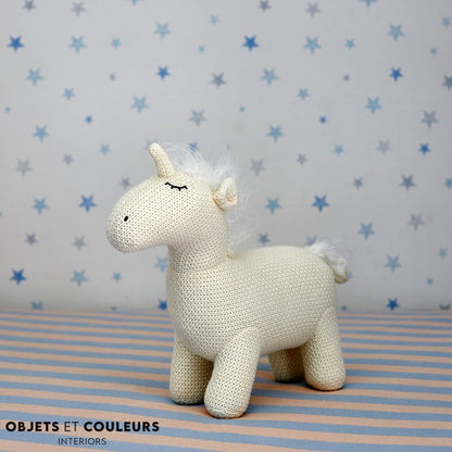 Minimalist White Unicorn