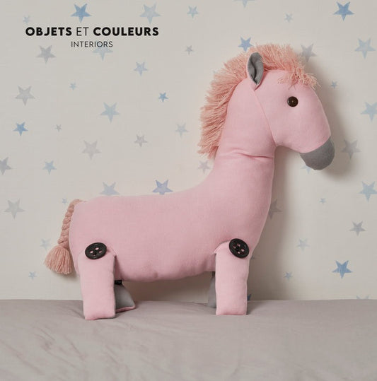 Horse Pillow Pink