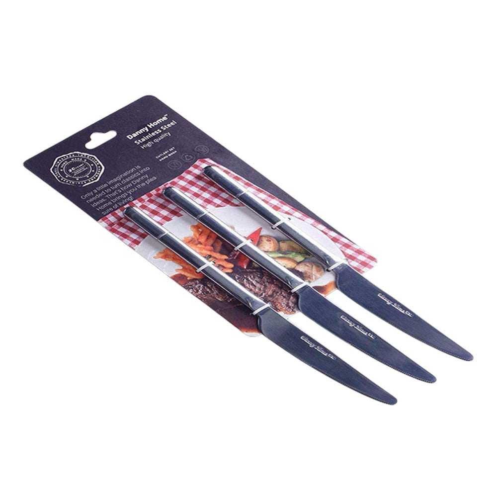 Danny Home 3-Pieces Stainless Steel Knifes Silverware Flatware