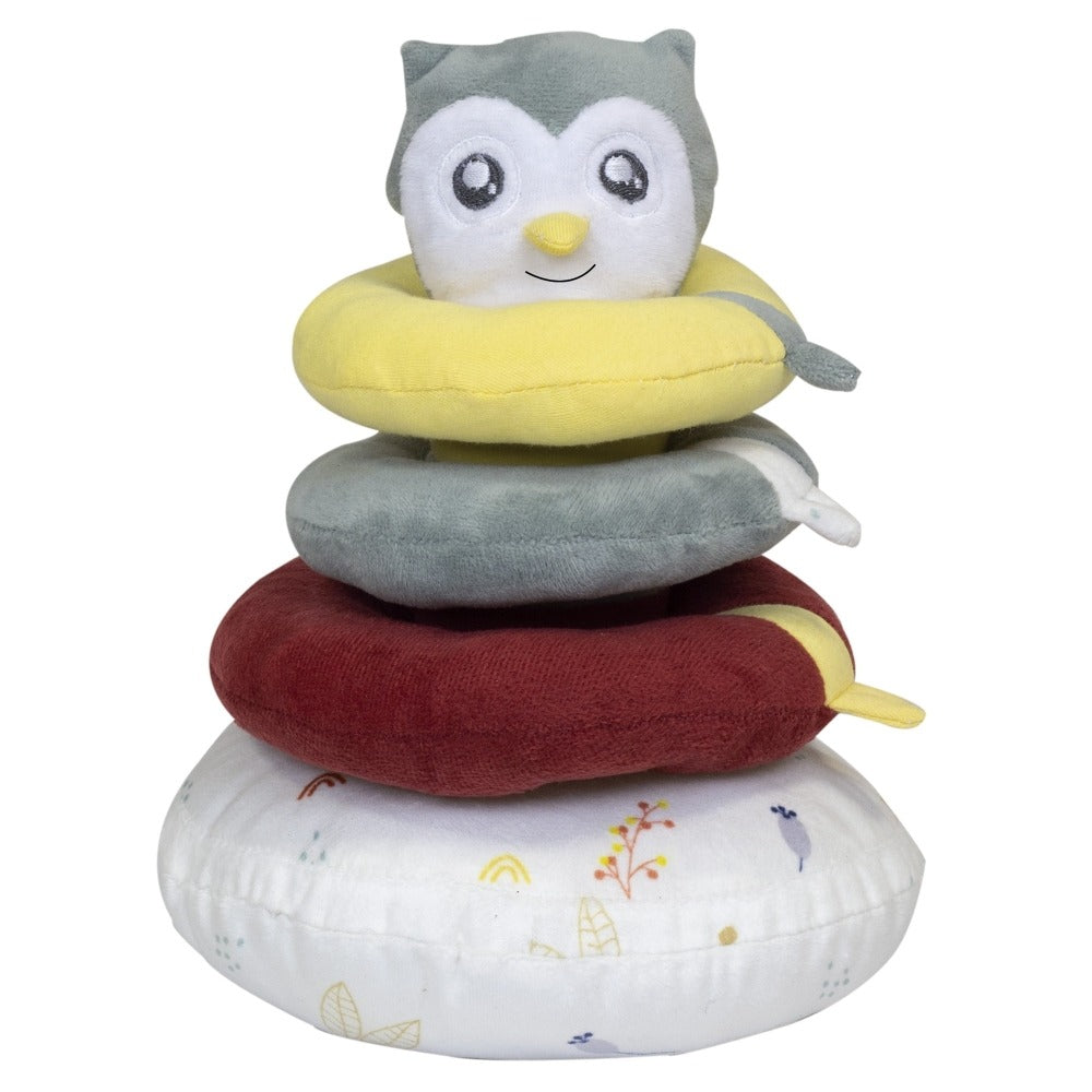 Baby stacking pyramid - Violet the owl