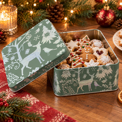 Cucina & Tavola Christmas Metal Storage Tin