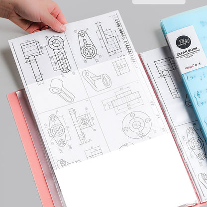 A4 30-Pages Clear Storage Book