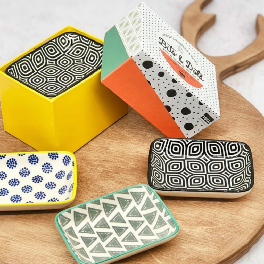 Danny Home 6-Pcs Bohemian Design Flavour Dish Set