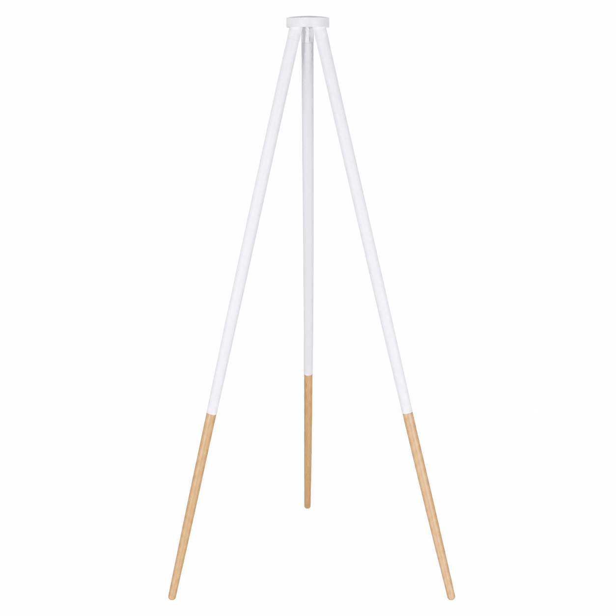 Modern Tripod Floor Lamp with Fabric Lampshade