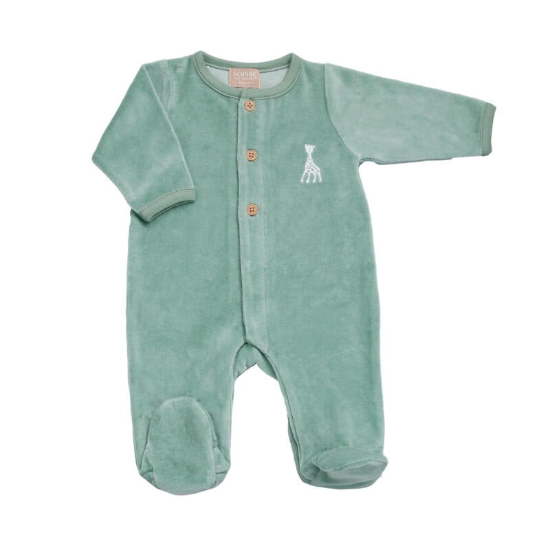 Sophie la Girafe Velour Baby Footie