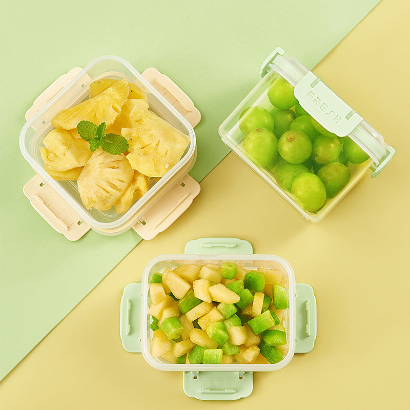 Microwave plastic Food Storage With Smart Lock Lids 1200ml
