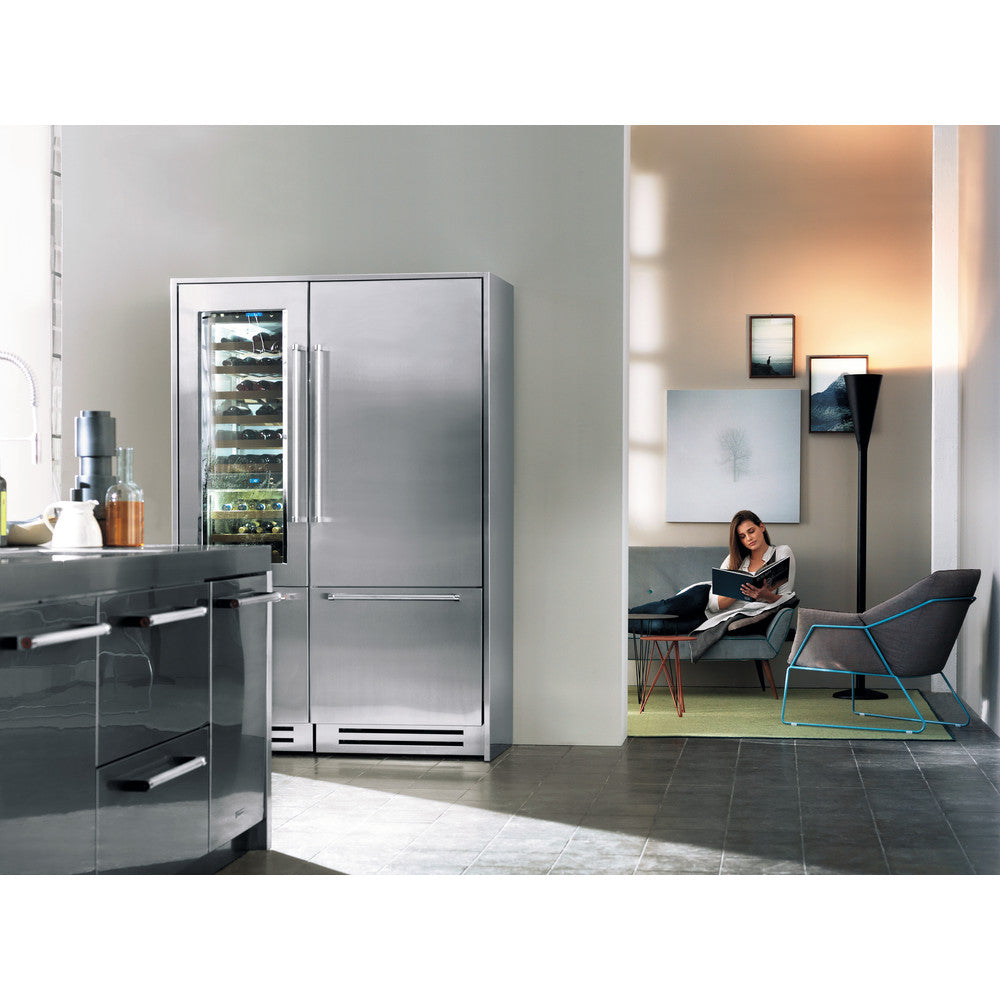 KitchenAid KCZCX 20900L Built-in Bottom Refrigerator 90 cm Vertigo Stainless Steel Right Left 456L