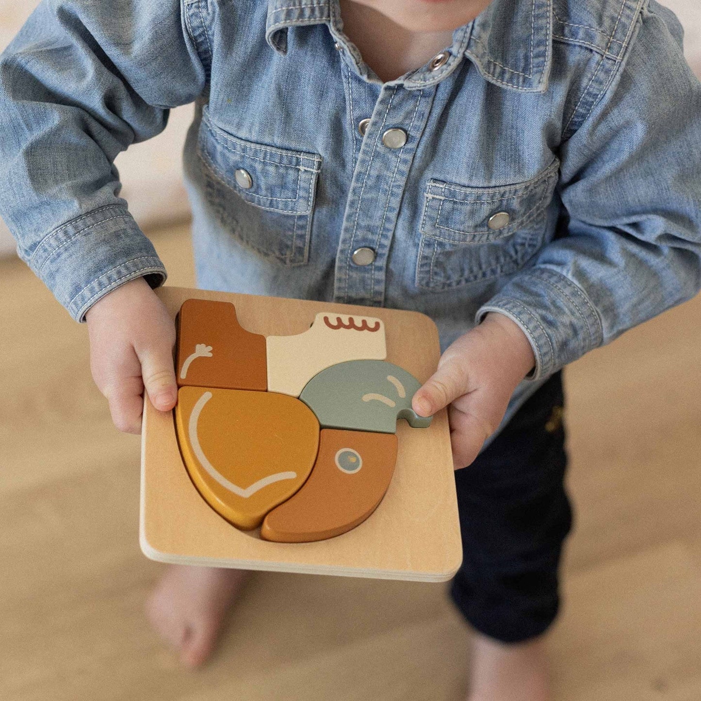 Wooden Animal Stacking Puzzles