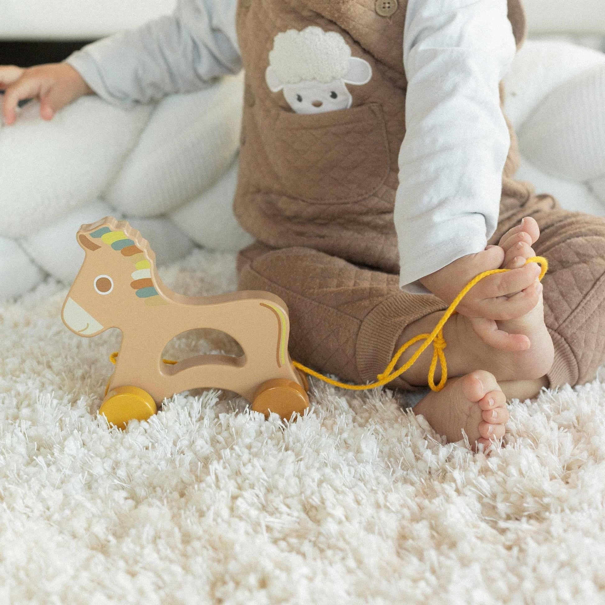 Wooden Horse Pull Along Toy