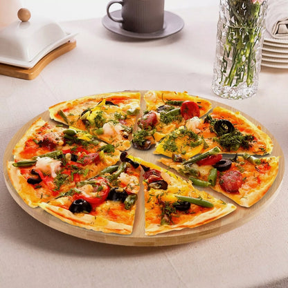 Rotating Bamboo Serving Board 35cm