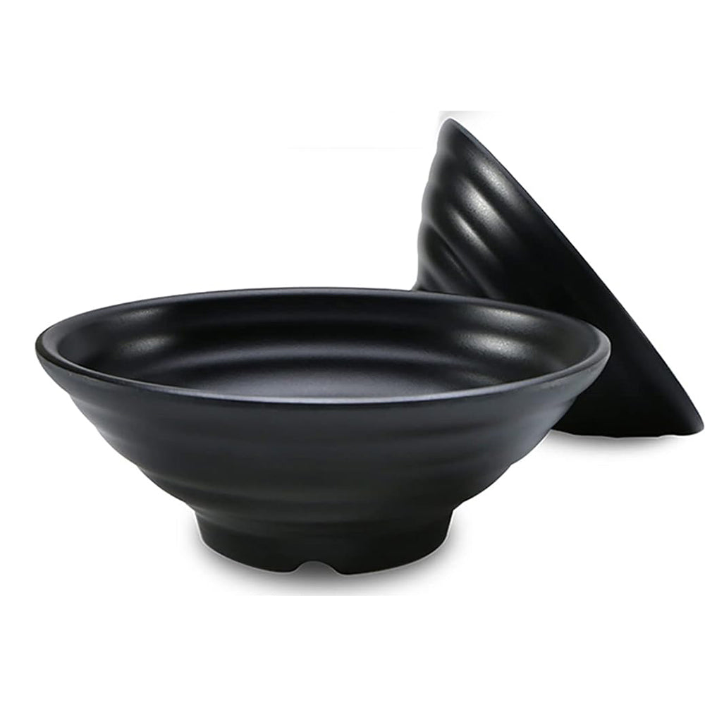 Round Bowl Black Melamine Dinnerware