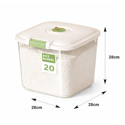 Leak-Proof Rice Storage Container – 20L Airtight PP Bin