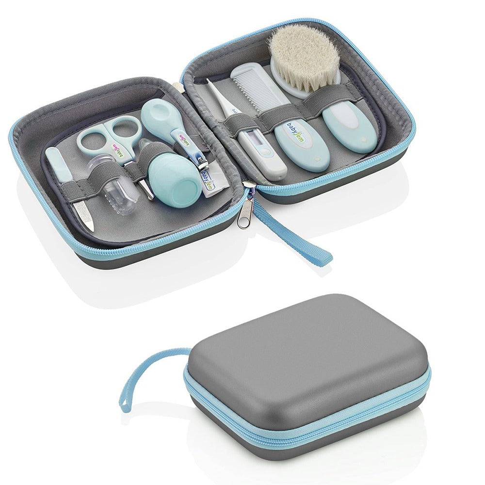 Babyjem Baby Grooming Set 9 Pcs - Blue