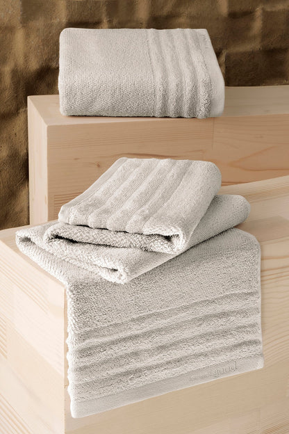 1Bath&1Face  Lapis 202 Set  Soft Modern Cotton 50x90 & 70x140 cm