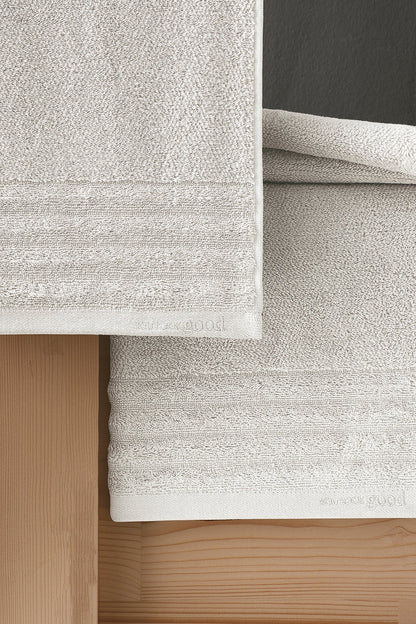 1Bath&1Face  Lapis 202 Set  Soft Modern Cotton 50x90 & 70x140 cm