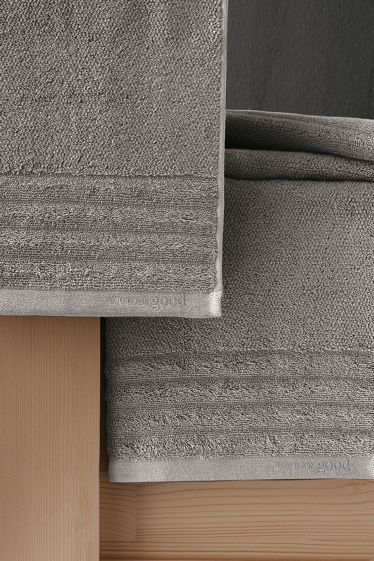 1Bath&1Face  Lapis 404 Set  Soft Modern Cotton 50x90 & 70x140 cm
