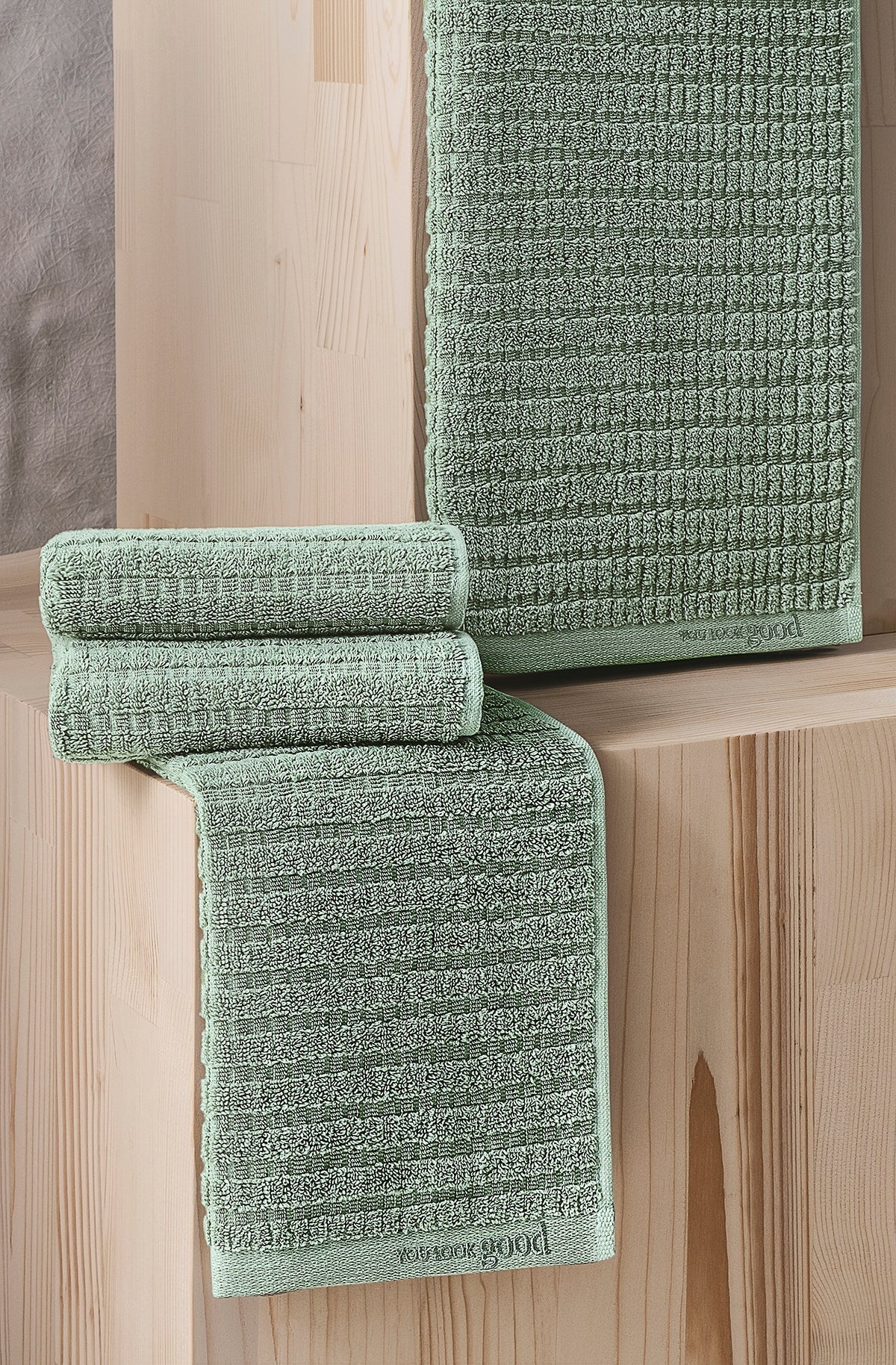 1Bath&1Face  Penta 303 Set  Soft Modern Cotton 50x90 & 70x140 cm