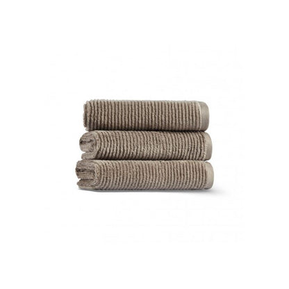 lappartement Slim Ribbed  Towel Fibrosoft ® Cobble Stone