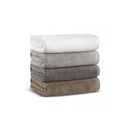 lappartement Slim Ribbed  Towel Fibrosoft ® Cobble Stone