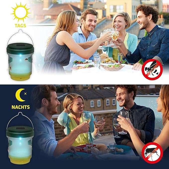 LED Solar Insect Trap 2-Pack By Wenko