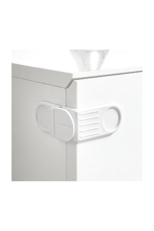 Non-Screw Drawer Lock / White