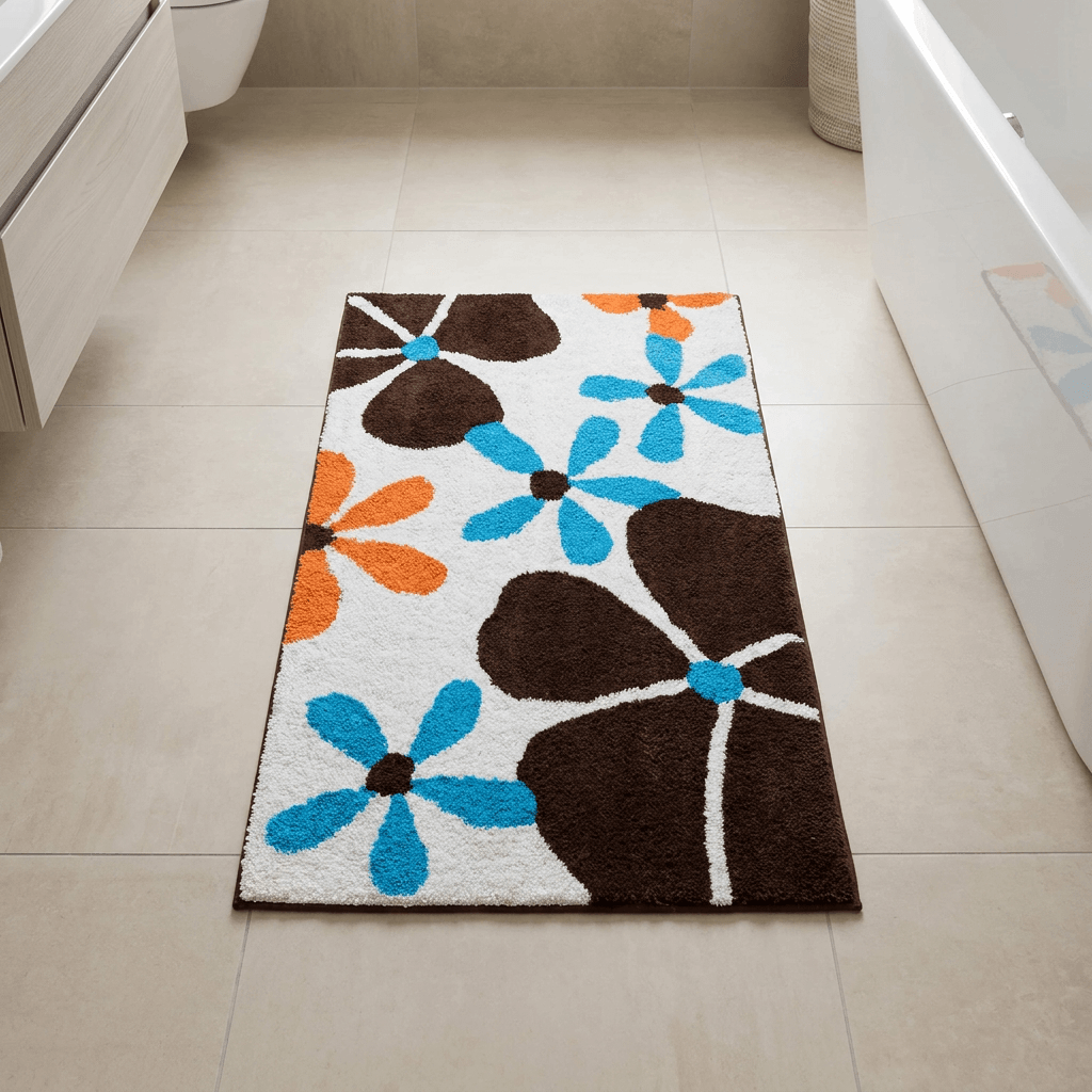 Ridder Colorful Floral Bath Mat