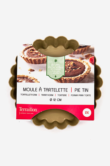 Terraillon  2 pieces Pie Tin