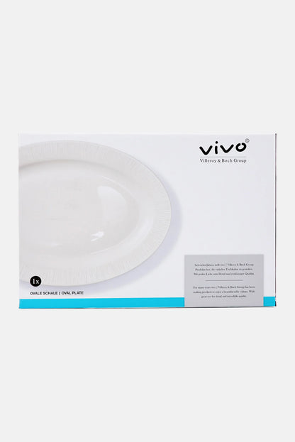 Oval White Plate by Villeroy & Boch