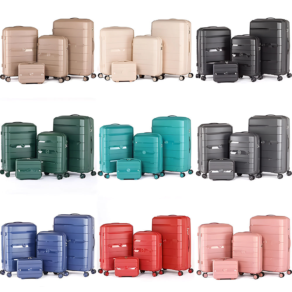 AtoZ Traveler, PP03 Set of 4 Pcs 100% Unbreakable Luggage