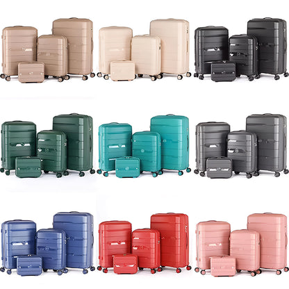 AtoZ Traveler, PP03 Set of 4 Pcs 100% Unbreakable Luggage
