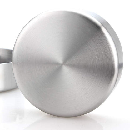 Stainless Steel Cigarette Ashtray Silver – 8cm HY079-8