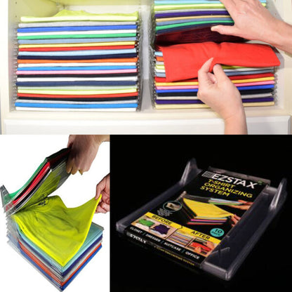 Ezstax, T-Shirt Organizing System, Set Of 10 Pcs