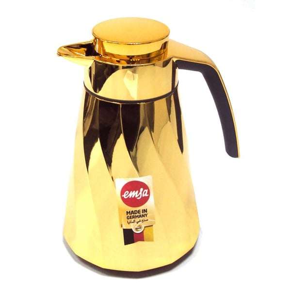 EMSA German-made 1.5L Gold Vacuum Jug – Premium Insulated Coffee & Tea Pot