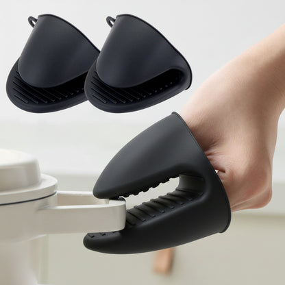 Premium 2-Pcs Non-Slip Silicone Oven Gloves Heat Resistant