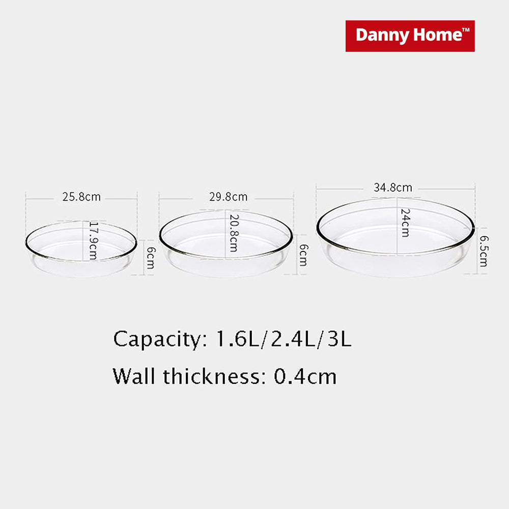Danny Home Oval Baking Pan 3-pcs Set