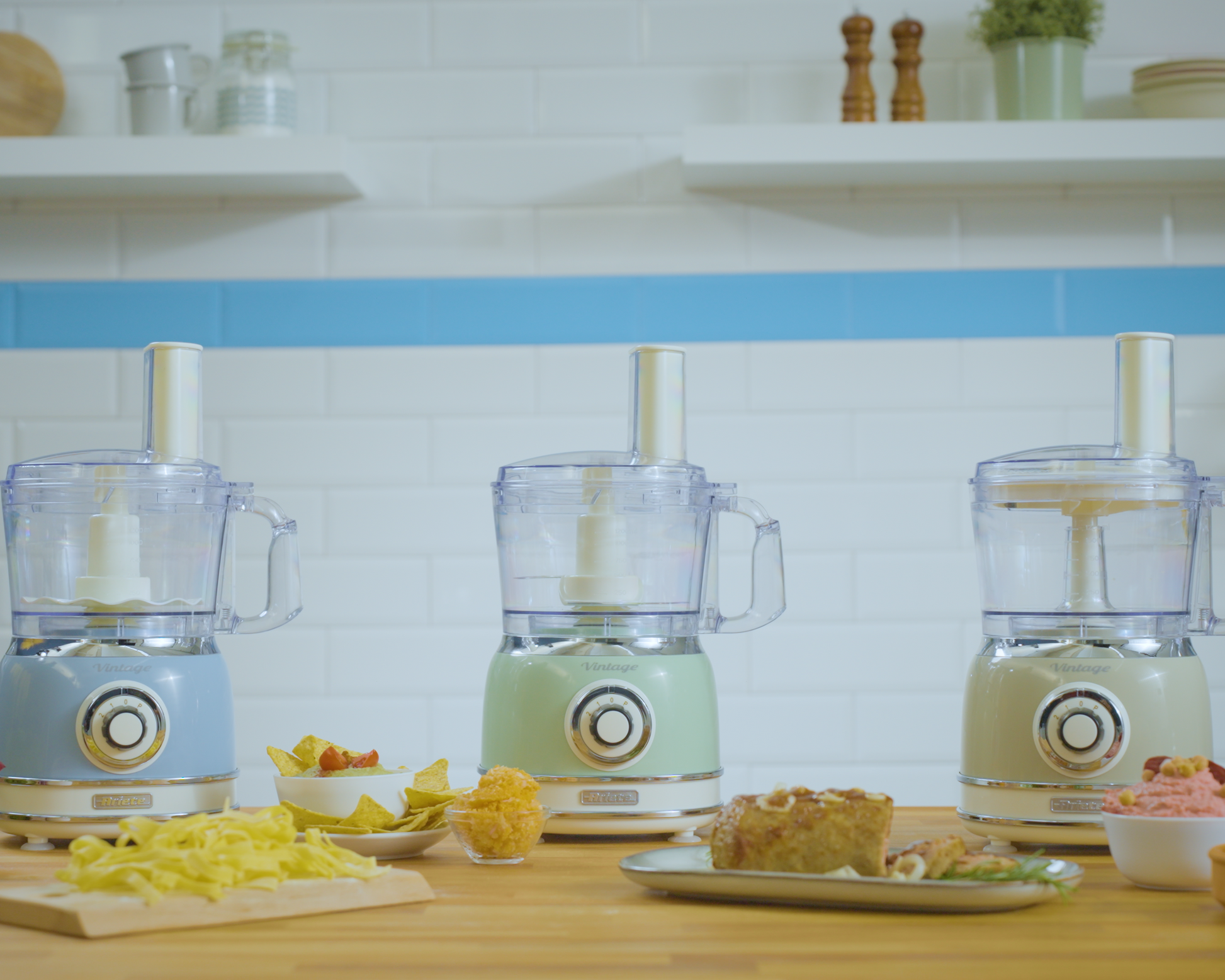 Vintage Food Processor 1781, 1000 Watt, 2.1 Liter.