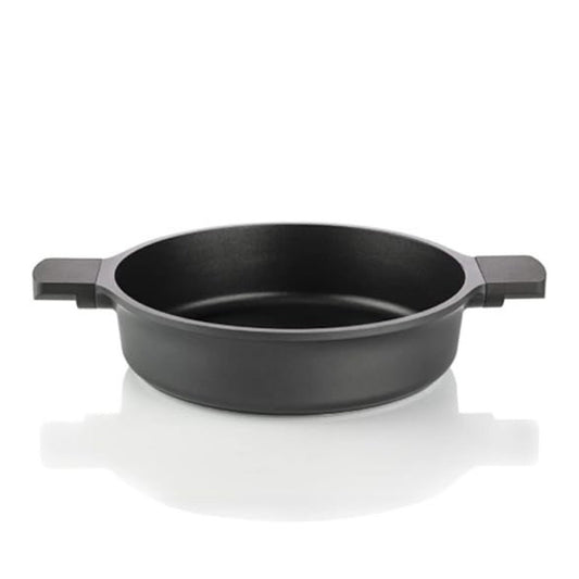 Induction Compatible Low Casserole 28 cm, Black