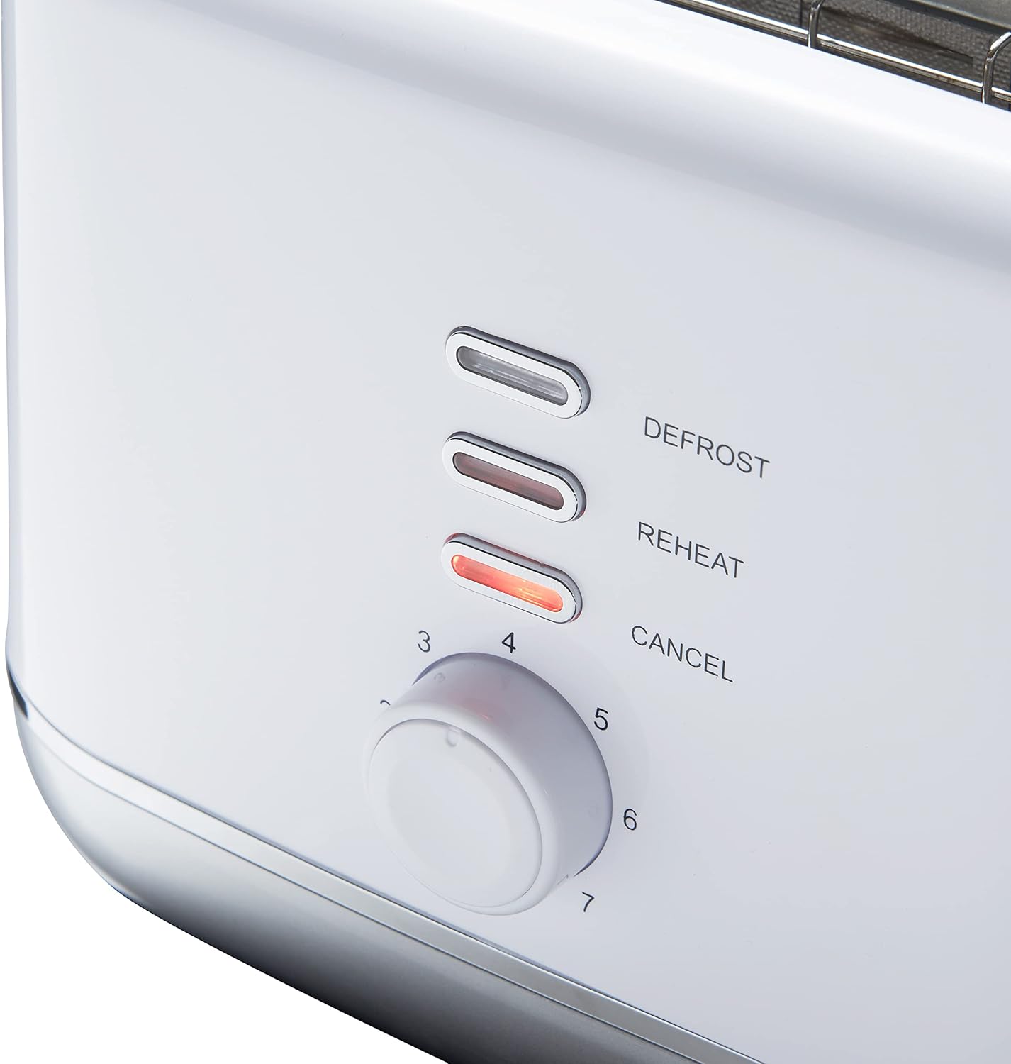 Danny Home White Two Slice Toaster 27cm