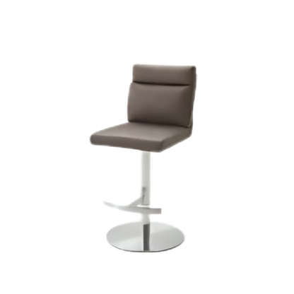 Pia Antique-Look Bar Stool in Brown or Gray