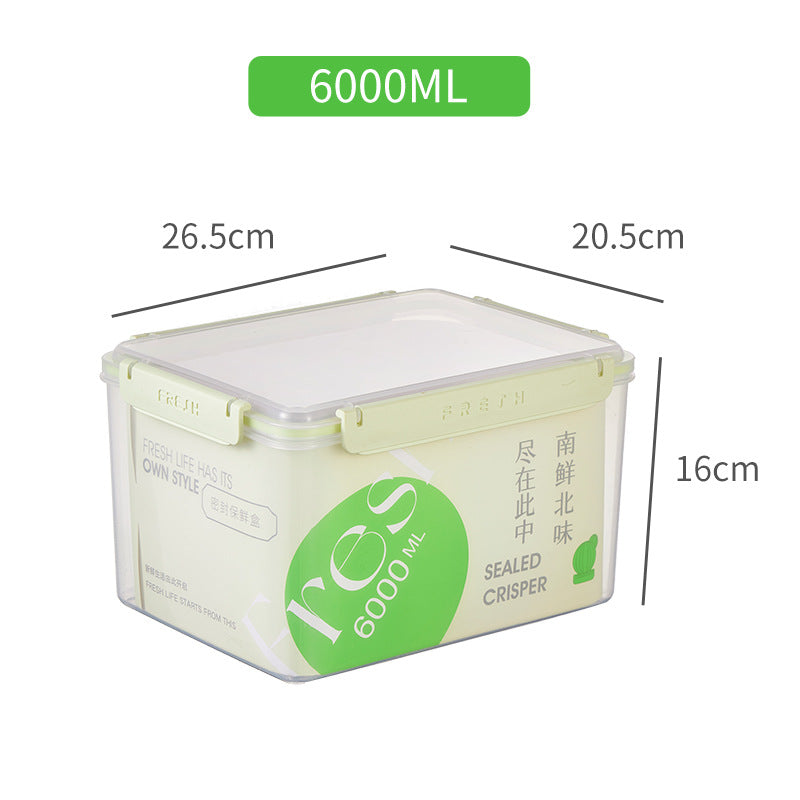 Microwave plastic Food Storage With Smart Lock Lids 6000ml