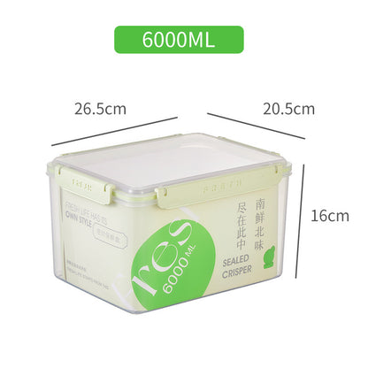 Microwave plastic Food Storage With Smart Lock Lids 6000ml