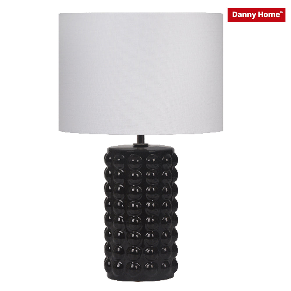 Danny Home Black Bubble Design Table Lamp 39cm